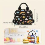 Τσάντα Πλάτης Ουράνιο Τόξο – Σετ με Lunch Bag και Κασετίνα - Image 4