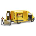 MB Sprinter DHL with driver - Bruder 02671 - Image 3