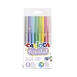 Pastel Μαρκαδόροι Ζωγραφικής Superwashable σε 8 Χρώματα – Carioca