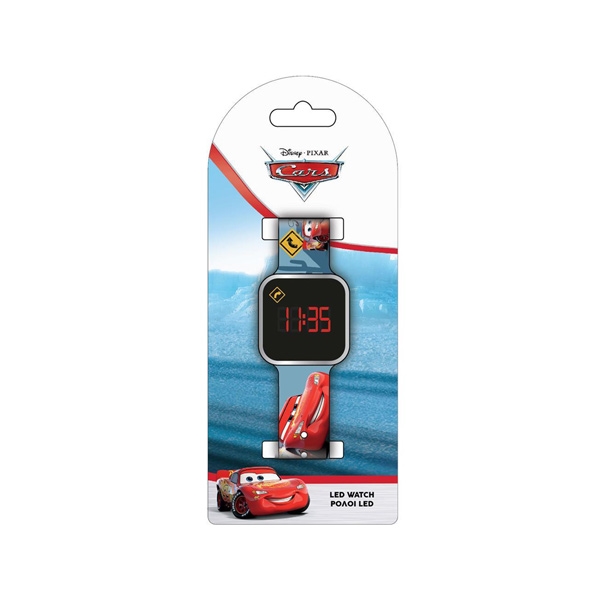 CARS-WATCH-LED01.jpg Ρολόι Led Disney Cars - Image 1