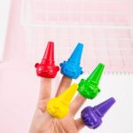 Finger Crayon 6 Colors Deli - Image 2