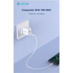 Smart Series 2.4A 2USB Charger Set With USB-C Cable-Devia - Image 4