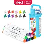 Twin Markers Sketch – 12 Χρώματα με Βάση Νερού Deli