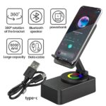 Βάση Κινητού για Γραφείο με Bluetooth Speaker και Powerbank - Image 3