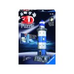 3D Puzzle – Building Lighthouse Light Up – 216 Pieces