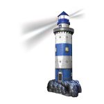 3D Puzzle – Building Lighthouse Light Up – 216 Pieces - Image 2