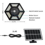 Ηλιακό φωτιστικό με Ανίχνευση Κίνησης 180LED - Image 7