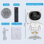 Φωτιστικό Δωματίου Starry Sky Projector με R/C – Αστροναύτης - Image 3