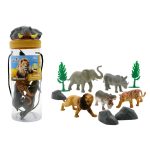 Wenno Wild Animal Playset in Tube 10pcs