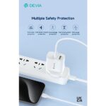Smart Series 2.4A 2USB Charger - 5V UK V2 Devia - Image 2