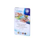 12 Χρώματα σε Μεταλλική Κασετίνα Watercolour - ASTRA PRESTIGE