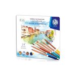 24 Χρώματα σε Μεταλλική Κασετίνα Watercolour - ASTRA PRESTIGE