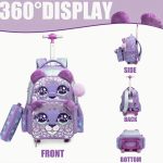 Τσάντα Τρόλεϊ Μωβ Σετ 3τμχ - Image 3