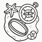 Coloring Book - Ocean Scene - Image 3
