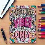 Coloring Book –  Positive Vibes - Image 3