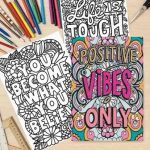 Coloring Book –  Positive Vibes - Image 4