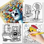 Coloring Book –  Funny Toilet - Image 3
