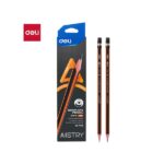 Σετ 12 Μολύβια με Σβηστήρια 2B Graphite – Deli