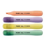 Σετ 4 Παστέλ Μαρκαδόροι Highlighter - MILAN