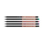 Μολύβι Γραφίτη HB με Γόμα Copper Series - MILAN