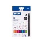 Σετ 10 Μακαδόροι Ακριβείας Fineliner 0.4 mm - MILAN