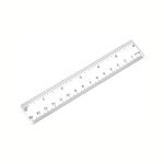Διαφανής Χάρακας 15cm