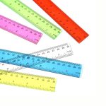 Διαφανής Χάρακας 30cm – Ευλύγιστος