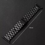 Λουράκι για Apple Watch 42/44/45/49mm – Stainless Steel Black - Image 5