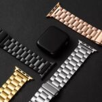 Λουράκι για Apple Watch 42/44/45/49mm – Stainless Steel Black - Image 6