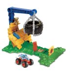 Hot Wheels Monster Trucks Arena Smashers Rhinomite Race Challenge Playset - Image 2
