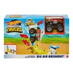 Hot Wheels Monster Trucks Big Air Breakout Playset