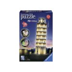 3D Puzzle Night Edition Tower of Pisa 216pcs Ravensburger
