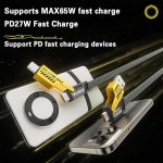 Καλώδιο Γρήγορης Φόρτισης 4 σε 1 USB-A/Type-C σε Type-C  Lightning 1.2M CA-888 - Treqa - Image 4