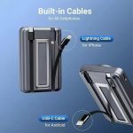 Power Bank 10000mAh, 5-in-1, 20W, Wireless TR-976 - Treqa - Image 4