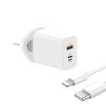 Φορτιστής Ταχείας Φόρτισης 58W USB-C + USB-L + USB-A CS-236 – Treqa