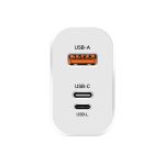 Φορτιστής Ταχείας Φόρτισης 58W USB-C + USB-L + USB-A CS-236 – Treqa - Image 2