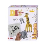 3D Safari Gift Box Midi Hama Beads