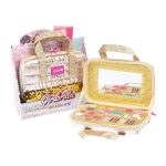 Puffer Makeup Set Gold - GiraBrilla