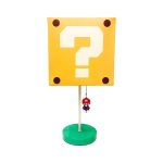 Επιτραπέζιο Φωτιστικό Super Mario Question Block με Κρεμαστό Mario