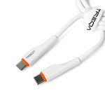Καλώδιο Φόρτισης Type-C to Type-C Fast Charging 66W CA-8935 Άσπρο - Treqa