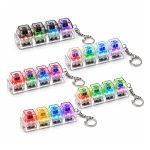 Fidget Clicker Μπρελόκ Πληκτρολόγιο με Φως