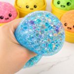 Squishy Steamed Bun Dumpling Glitter with Gel Beads Surprise - Image 2