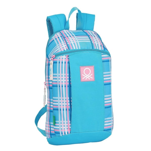 TSAGKO-50-2864.jpg Τσάντα Πλάτης Ανατομική Benetton Tartan - Image 1