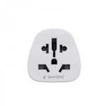 World to EU power adapter plug, 15 A - gembird