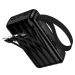 Power Bank 20.000mAh 22,5W με 4 Ενσωματωμένα Καλώδια και Διπλό Φωτισμό LED - HOCO J173 - Image 3