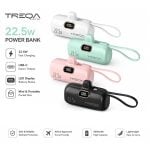 Power Bank 22.5W 5000mAh με Βύσμα Lightning και Καλώδιο Type-C – Treqa TR-974 - Image 2