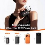 Ultra Mini Power Bank 20000mAh 45W με Ενσωματωμένα Καλώδια Type-C και Lightning - JOYROOM JR-L012 - Image 8
