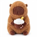 Λούτρινο Capybara με Bubble Tea 40cm